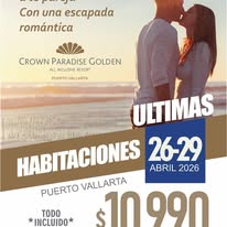 Promoción Crown Paradise Golden Puerto Vallarta