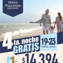 Promoción Playa Mazatlán Beach Hotel